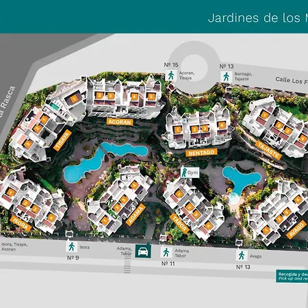 Дом отдыха Jardines - Tisaya 02 With Garden View 1b Арона