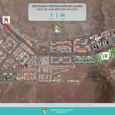 Jardines - Tisaya 02 With Garden View 1b Casa vacanze Arona (Tenerife)